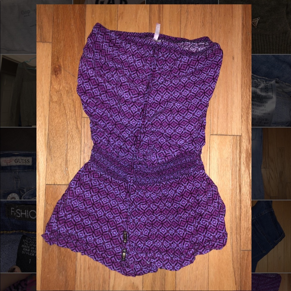 A mixed colored romper. Worn only a few times!